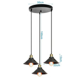 Eenvoudig Ontwerp Hanglamp Van Toepassing Op Woonkamer Huis Slaapkamer Restaurant Hotel Decoratieve Zwarte Hangende Plafondlamp Armaturen