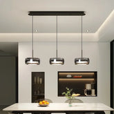 LED Moderne Minimalistische Eettafel Verlichting Glazen Restaurant Hanglamp, Enkel Hoofd Drie Hoofd Restaurant Verlichting Binnenverlichting