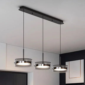 LED Moderne Minimalistische Eettafel Verlichting Glazen Restaurant Hanglamp, Enkel Hoofd Drie Hoofd Restaurant Verlichting Binnenverlichting